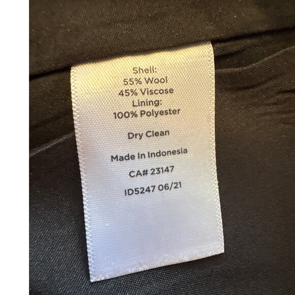 Talbots Petite Red‎ Black Plaid Wool Blend Mini Skirt - Size 6P - Picture 5 of 7